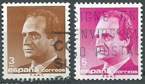 España #2418 y #2420  1985