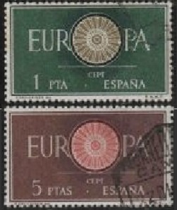 España #941 - 942 1960 Serie completa