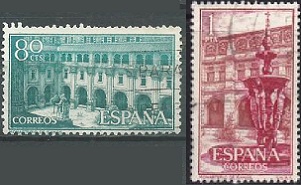 España #965 - 966  1960