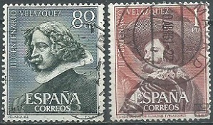 España #983 - 984  1961