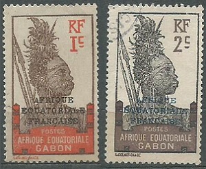 Gabon #85 - 86 1924