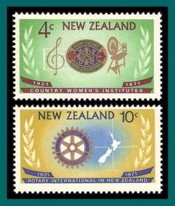 Nueva Zelanda #469 - 470   1971  Serie completa Nuevas