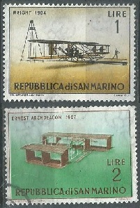 San Marino #509 - 510 1962