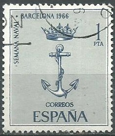 España #1364 1966 Semana Naval de Barcelona