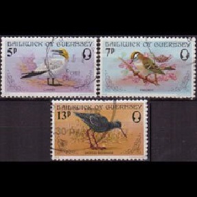 Guernsey #165 - 166 y #168 1978