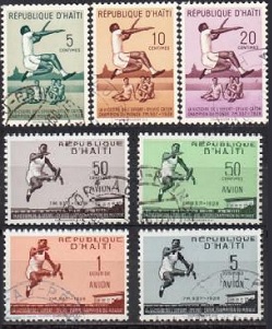 HAITI # 421 - 423 y #C115 y C118  1958  Serie Completa