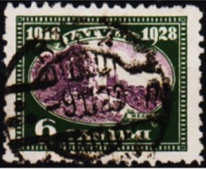 Letonia  #158  1928