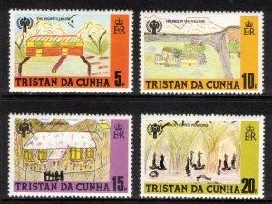 Tristan Da Cunha #264 - 267 1979 Serie completa Nuevas "Año Internacional del Niño"