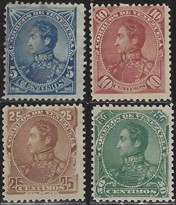 Venezuela #74 - 77   1882