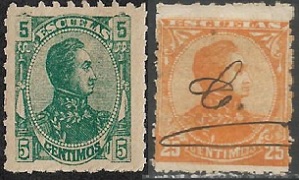 Venezuela #96(Nueva) - 97(Usada)  1887