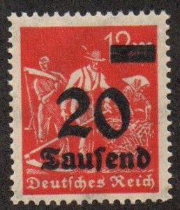 Alemania #244  1923 Nueva  (Hinged)