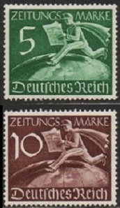 Alemania #P1 - P2 1939 Serie completa Nuevas (Hinged)