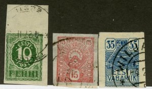 Estonia  #30 - 32  1919