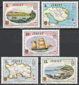 Jersey #190 - 194 1978 Serie completa Nuevas NH "Lazos tempranos de Jersey con Canadá"