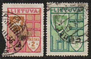 LITUANIA #286 - 287 1934