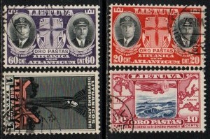 Lituania #C79 - C82  1934