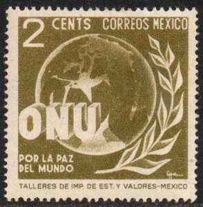 Mexico  #813   1946  Nueva (Hinged)