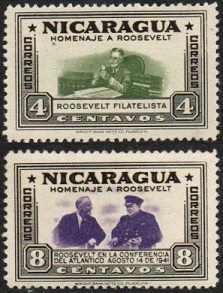 Nicaragua #695 - 696  1946  Nuevas (Hinged)