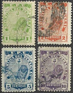 PARAGUAY #84 - 87 1903