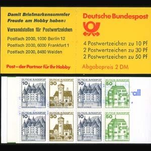 Alemania 1231b 1977 Carnet (booklet) Nuevo