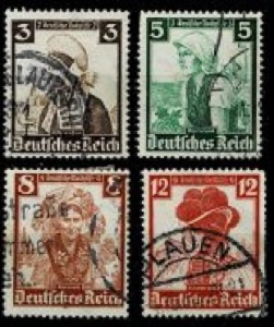 Alemania #B69, #B71 y #B73 - 74 1935