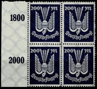 Alemania #C19  1923 Cuadro  Nuevas NH