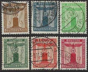 Alemania #S2 - S7 1938
