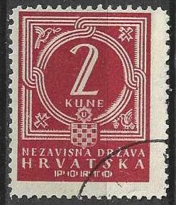 Croacia #J8   1941