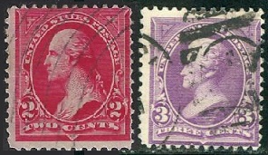 ESTADOS UNIDOS  # 267 - 268  1895