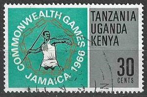 Kenya Uganda y Tanganica #164 1966
