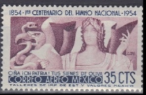 MEXICO #C225   1954   Nueva NH