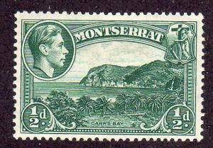 MONTSERRAT  #92 1942   Nueva  (Hinged)