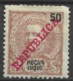 MOZAMBIQUE  #105   1911  Nuevas (Hinged)