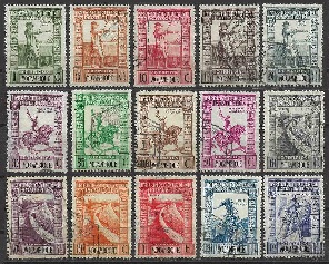 MOZAMBIQUE  #270 - 283 y #286  1938  "Vasco da Gama"