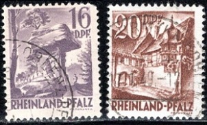 Palatinado - Alemania bajo ocupación francesa #6N22 - 6N23  1948