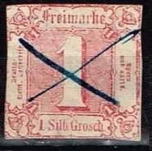 Thurn and Taxis Alemania #18 1863