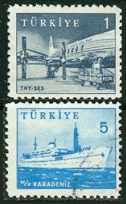 Turquia #1442 - 1443  1959