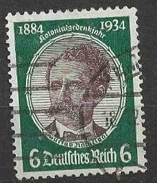 Alemania III Reich #433 1934 "Dr. Gustav Nachtigal"