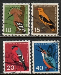 Alemania #B388 - B391 1963  Serie completa