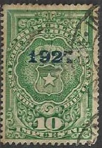 Chile    1927  Timbre de impuestos