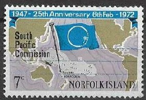 Islas Norfolk #149  1972  Nueva