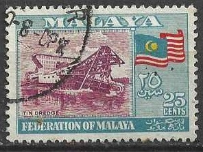 Malaya, Federación  #82  1957