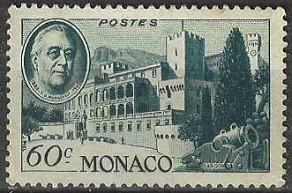 Monaco #200  1946  "F.D. Roosvelt"