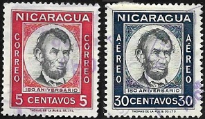 Nicaragua #824 y #C437  1960