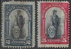 PARAGUAY #202 - 203 1911