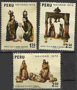 PERU #597 - 599  1972 Serie completa Nuevas SG