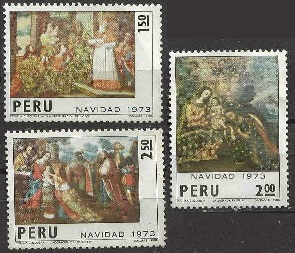 PERU #610 - 612 1973 Serie completa Nuevas SG