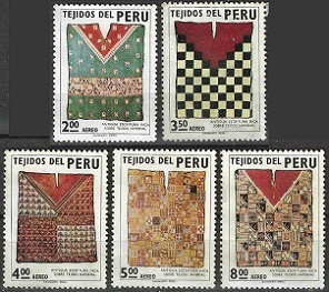 PERU #C354 - 358 1973 Serie completa Nuevas SG