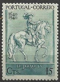 Portugal #588  1940 Nueva (Hinged)  "Rey Joao IV"