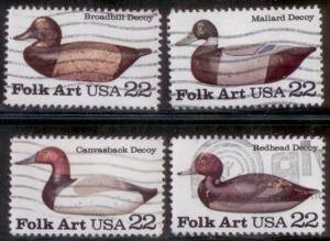 ESTADOS UNIDOS # 2138 – 2141 1985 Serie completa
